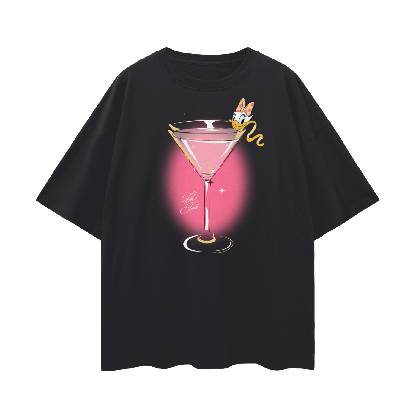 OVERSIZED DAISY COSMO TEE