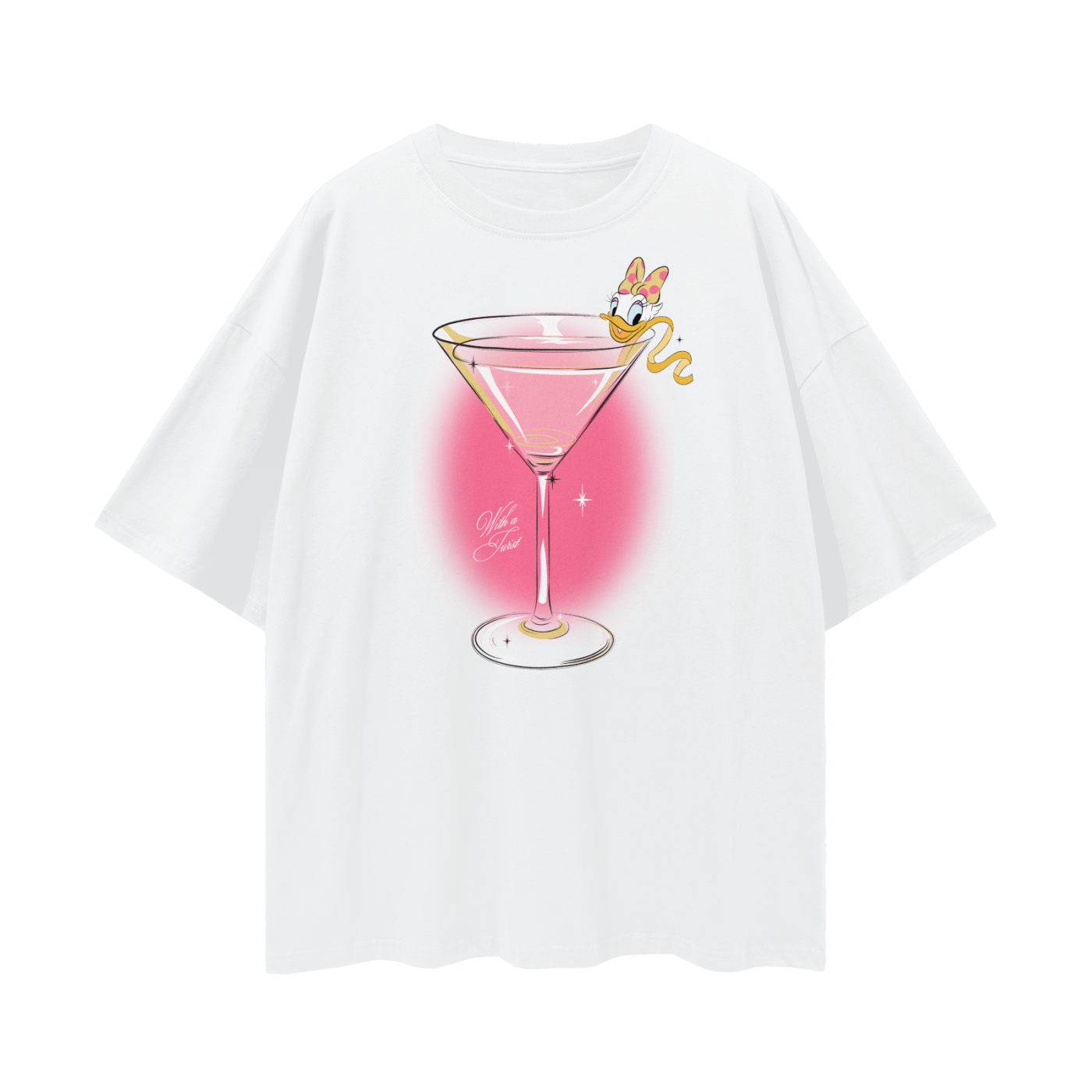 OVERSIZED DAISY COSMO TEE
