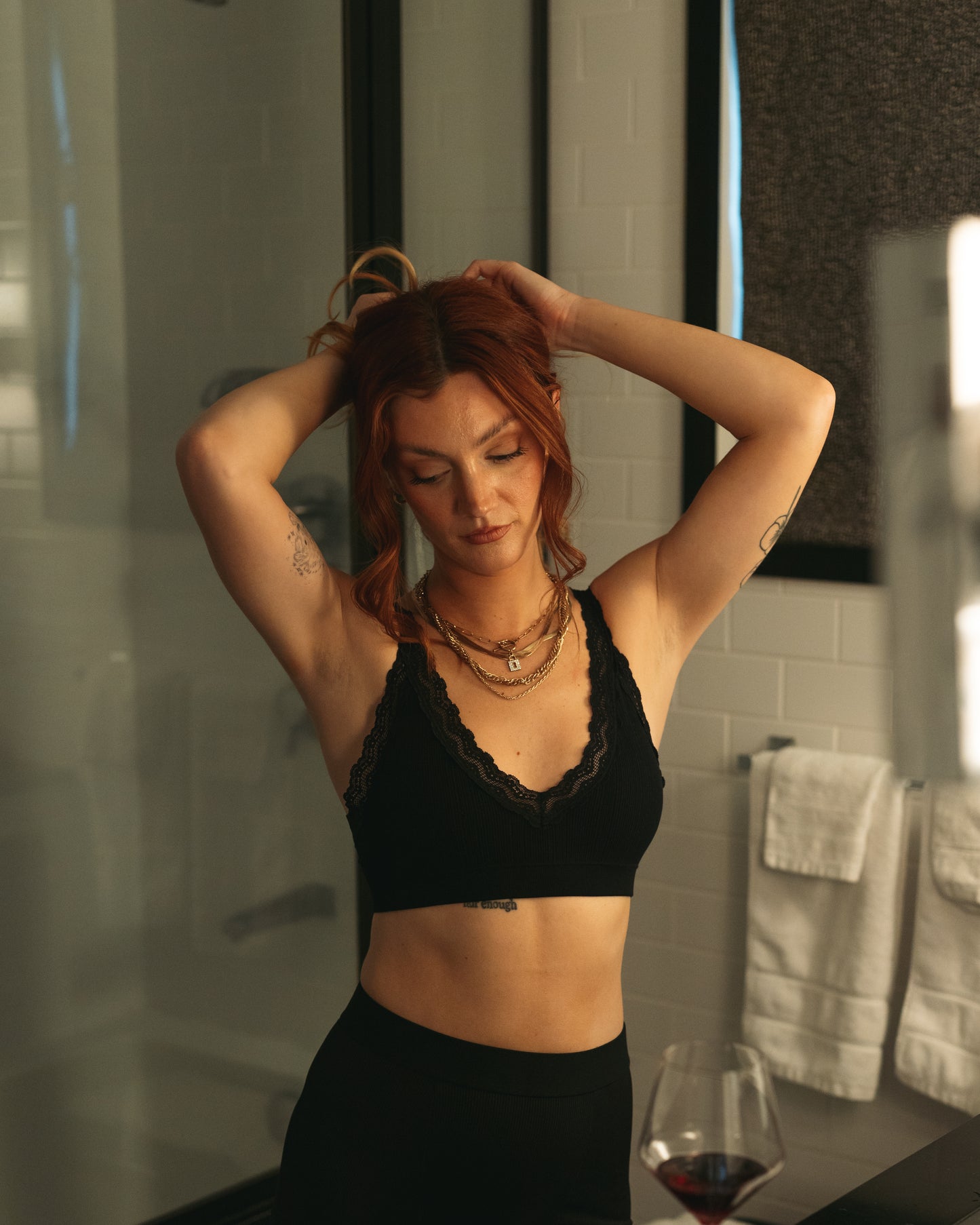 Quinn Lace Trim Padded Bralette